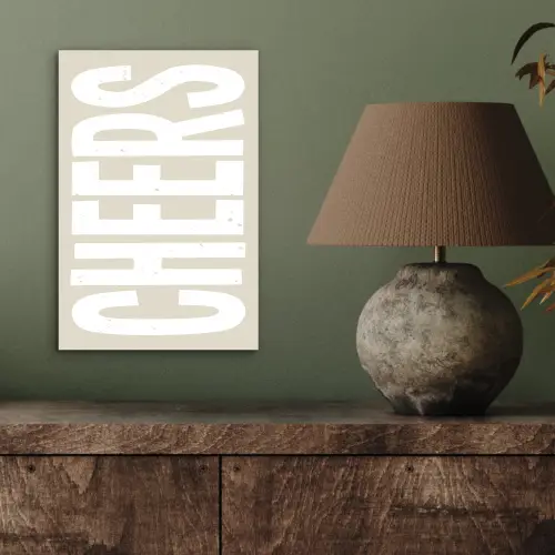 Cheers - Feest - Japandi - Vintage aluminium wit klein -sfeer2