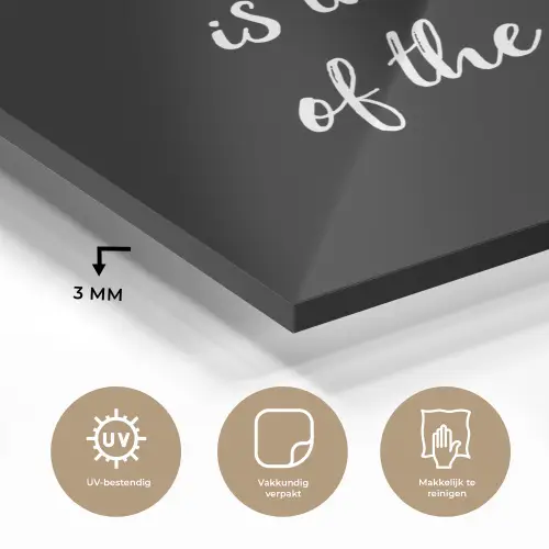 Spreuken - Koken - Thuis - The kitchen is the heart of the home - Quotes plexiglas 5mm klein -sfeer2