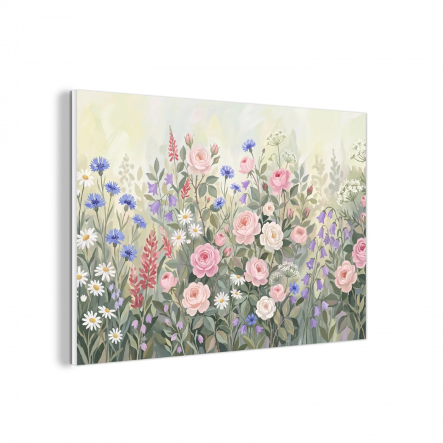 Bloemen - Tuin - Natuur - Kleurrijk forex 5mm xxl -3d
