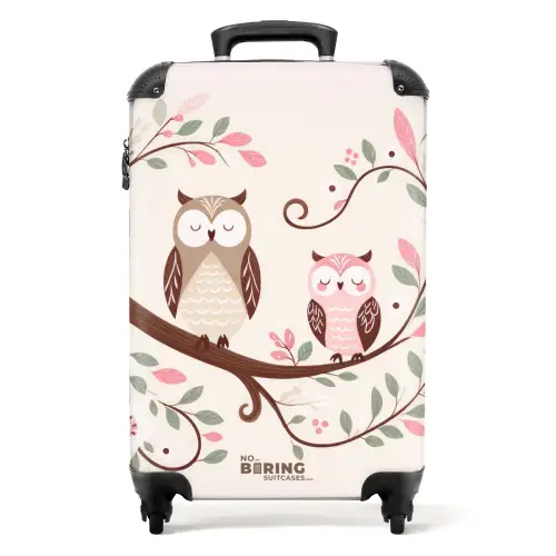 Slome slaapuiltjes Koffer - NBS - Handbagage middel -productfoto_recht
