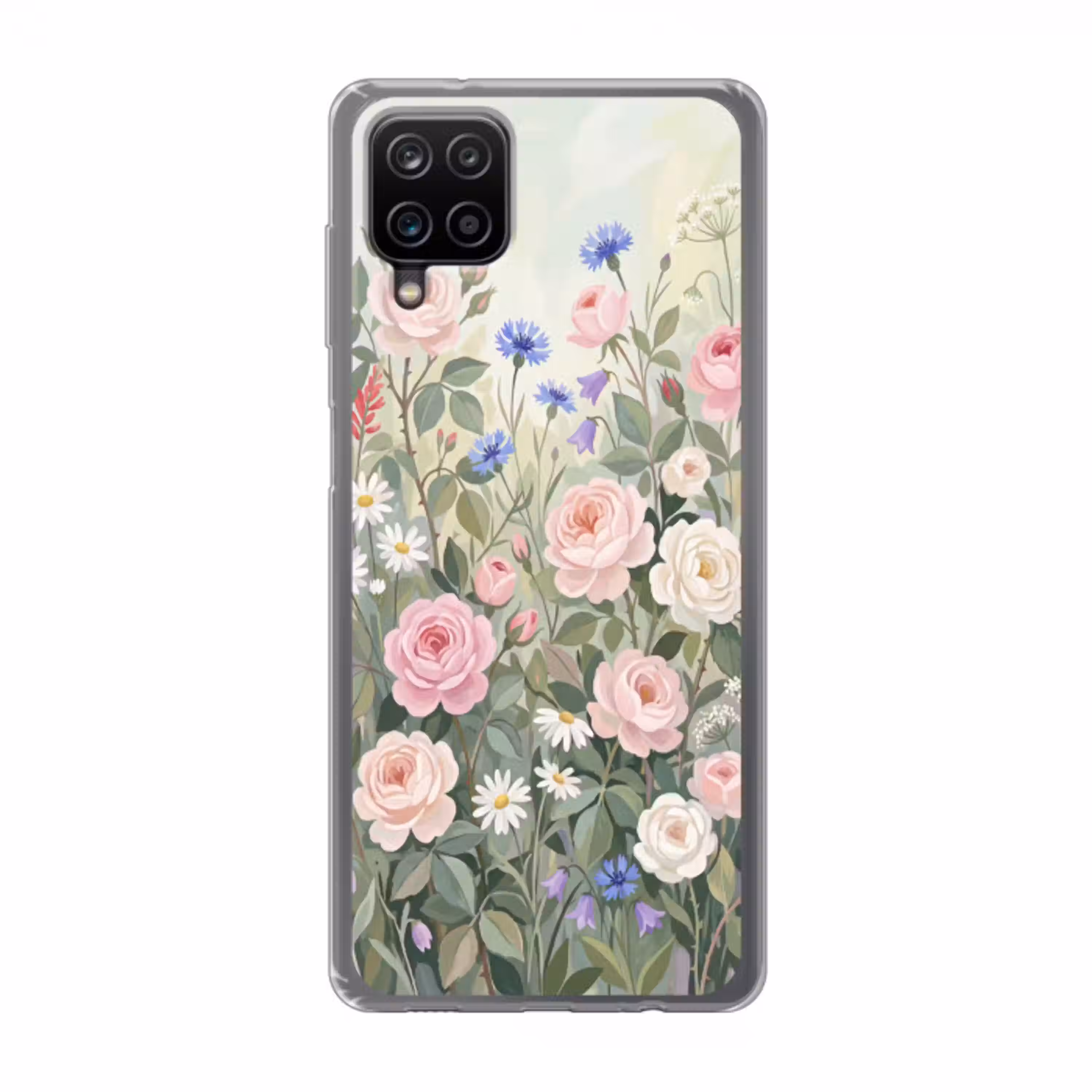 Bloemen - Tuin - Natuur - Kleurrijk Telefoonhoesje Samsung Galaxy A12 klein -3d