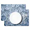 Ijsblokjes - Water - Blauw Placemat vinyl groot -zzsfeer2_Kitchenyeah-website