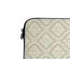 Floraal - Ornament - Beige laptophoes neopreen klein 279 -detail