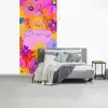 Tas - Roze - Bloemen fotobehang vinyl groot -slaapkamer