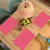 Organisch - Raster - Roze Placemat vinyl groot 368 -zzsfeer5_Kitchenyeah-website