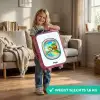 Schildpad bij een tropisch strand Kinderkoffer - Roze klein -sfeer2_NL