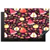 Donker - Bladeren - Fruit - Patroon Inductie beschermer vinyl 3mm klein 276 -3d