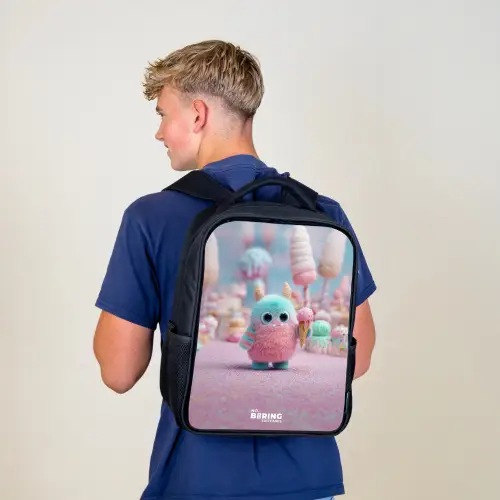 Zoet Monstersnoep Avontuur Rugzak - Zwart middel -sfeer8