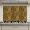 Organisch - Lijnen - Goud keuken achterwand spatscherm klein 900 -3d_website
