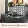 Borden - Bloemen - Blauw - Wit keuken achterwand 2 middel 865 -usp_DE
