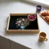 Bloemen - Art - Pastel - Quotes Dienblad Rechthoek middel -sfeer2