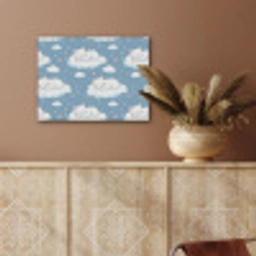 Kitten - Wolken - Blauw PET vilt klein 837 -sfeer4