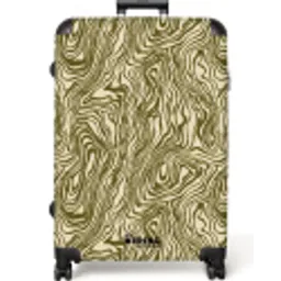 Abstract - Marmer - Groen NBS - Large koffer - Volwassenen Unisex groot -zzzzzzzzkaufland2