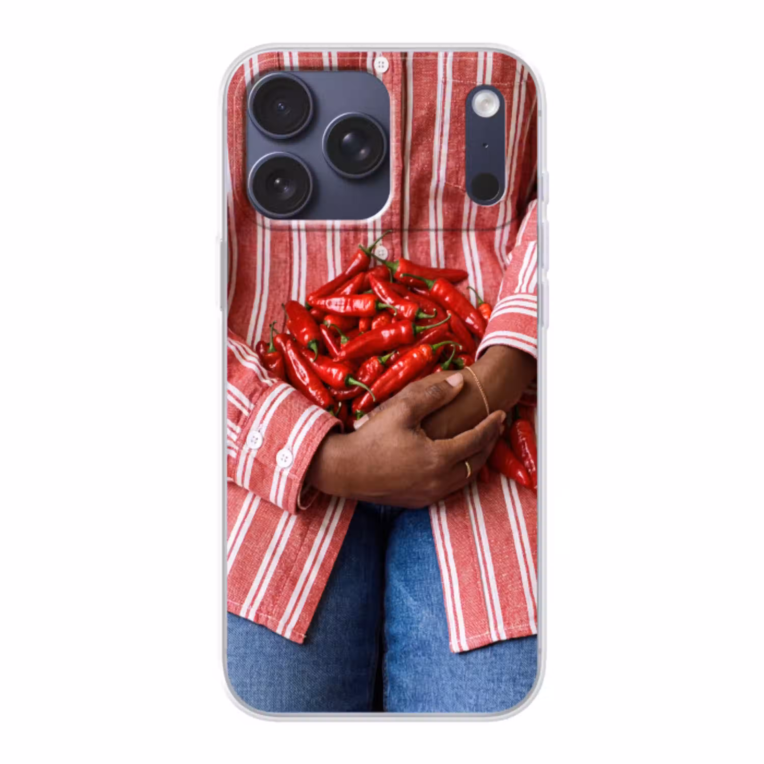 Chilipepers - Rood - Handen Telefoonhoesje iPhone 17 Pro Max klein -3d