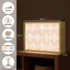 Waaier - Patroon - Perzik Light Box met batterij (Wandlamp) middel 907 -USP_websiteoverzichtNL