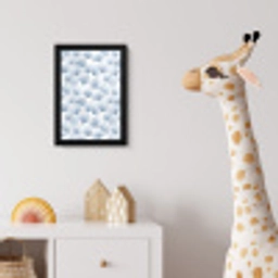 Waaier - Modern - Blauw fotolijst zwart zonder passe partout klein 224 -usfeer4_kinderkamer