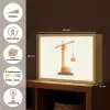 Kraan - Oranje - Scheepscontainer Light Box met batterij (Wandlamp kind) middel -USP_websiteoverzichtNL