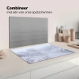 Rivier - Sneeuw - Bos - Winter - Schilderachtig Inductie beschermer vinyl 3mm klein -wsfeer7_website