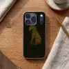 Zebra - Strepen - Goud Telefoonhoesje iPhone 17 Pro klein -sfeer1