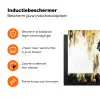 Panter - Zwart - Abstract - Goud Inductie beschermer vinyl 3mm klein -zzzzzzz-td-ups