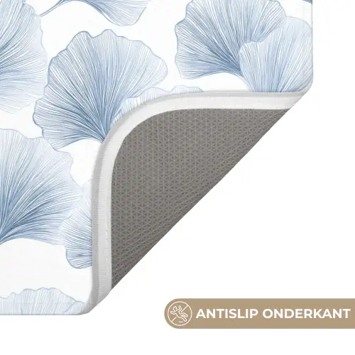 Waaier - Modern - Blauw Badmat klein 997 -USP_AntislipNL