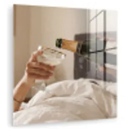 Champagne - Bed - Bubbels plexiglas 5mm klein -zzzproduct_nieuw