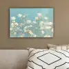 Stengels - Bloemen - Lucht - Wit canvas 2cm klein -sfeer3