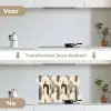 Abstract - Patroon - Bogen keuken achterwand spatscherm klein 900 -voor_na_NL