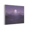 Heuvels - Paars - Mist - Zon PET vilt klein -3d