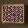 Symmetrisch - Tegel - Burgundy Light Box met batterij (Wandlamp) middel 907 -z3d_website