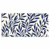 Bladeren - Klimop - Donkerblauw Muismat XXL klein -3d_leeg