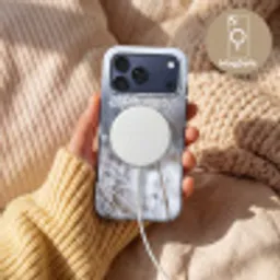 Schermbloem - Rijp - Kristallen - Winter - Delicaat Toughcase MagSafe Apple iPhone 17 Pro Max klein -USP_MagsafeV