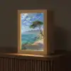 Rotsen - Kustlijn - Boom - Bergen Light Box met kabel (Tafellamp) klein -z3d_website