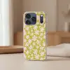 Bloemen - Roze - Getekend - Patroon Telefoonhoesje iPhone 17 Pro klein -sfeer2