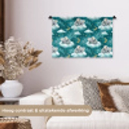Koala's - Betoverend - Blauw Wandkleed katoen klein 269 -sfeer1