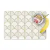 Mozaïek - Bogen - Goud Placemat vinyl groot 368 -zzzproduct_Kitchenyeah-website