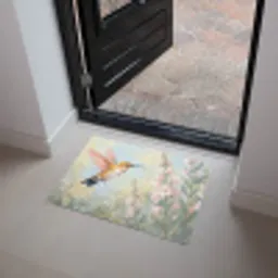 Kolibrie - Illustratie - Kleurrijk Deurmat klein -sfeer5