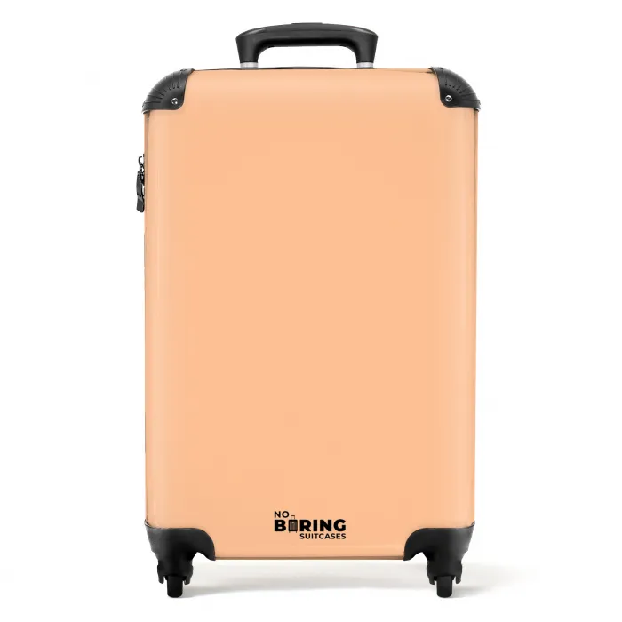 Zachte perzikoranje tint NBS - Handbagage koffer - Kinderen Unisex middel -productfoto_recht