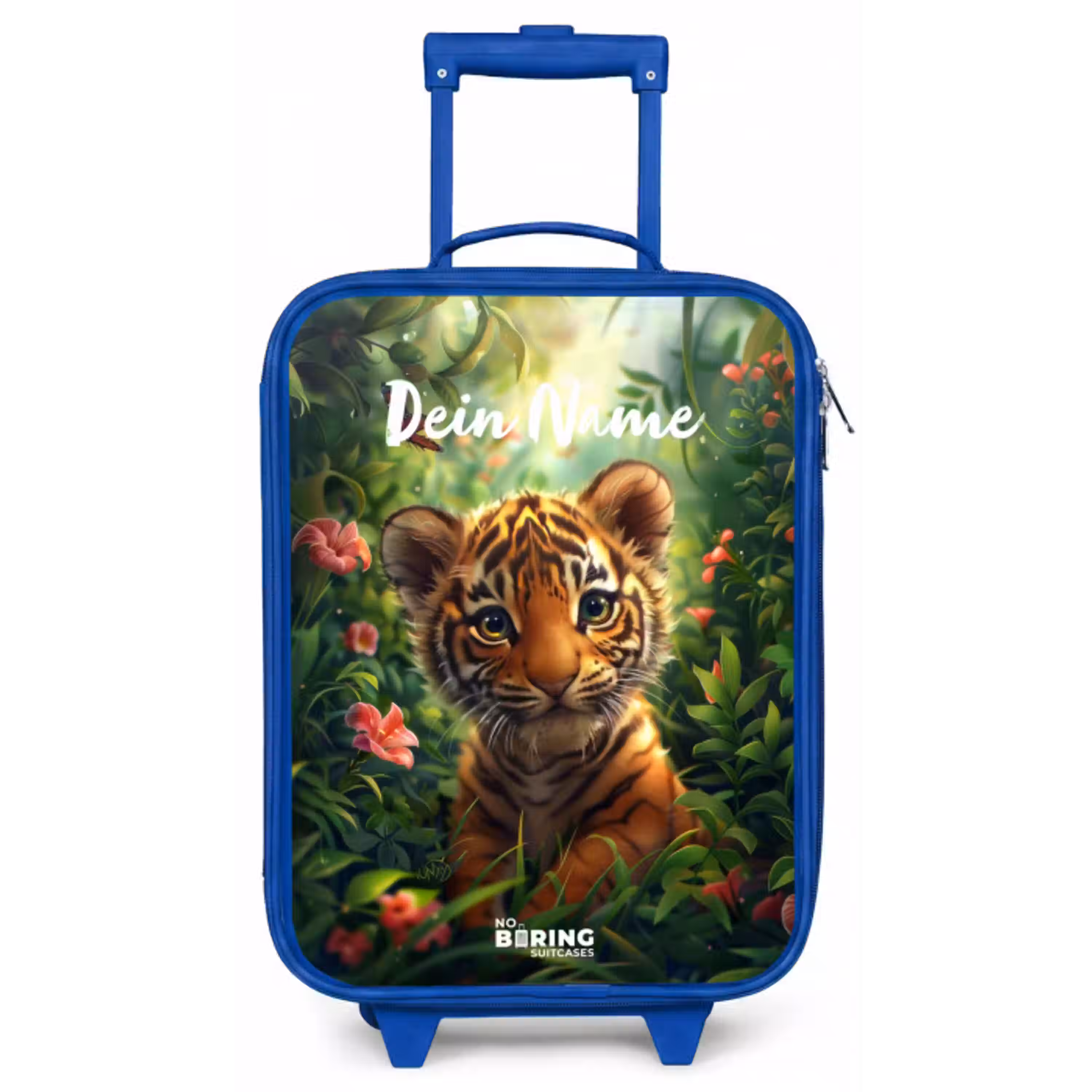 Tommy tijger Kinderkoffer - Blauw klein -zz3dotto