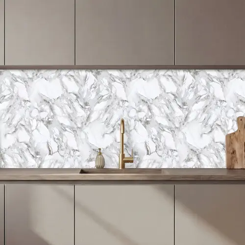 Marmer - Gelaagd - Brekend - Grijsstructuur keuken achterwand 2 middel 871 zz_3dshopping