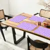 Bliksem - Paars - Lila Placemat vinyl groot 368 -zzsfeer4_Kitchenyeah-website