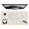 Abstract - Zebra - Beige Muismat XXL klein 681 -3d