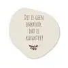 Bruin - Minimalistisch - Quote - Zomer Wandcirkel Organisch Aluminium middel -3d