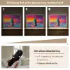 Ijsschots - Pinguïn - Abstract - Lucht Light Box met batterij (Wandlamp) middel -USP_dimbaarNL