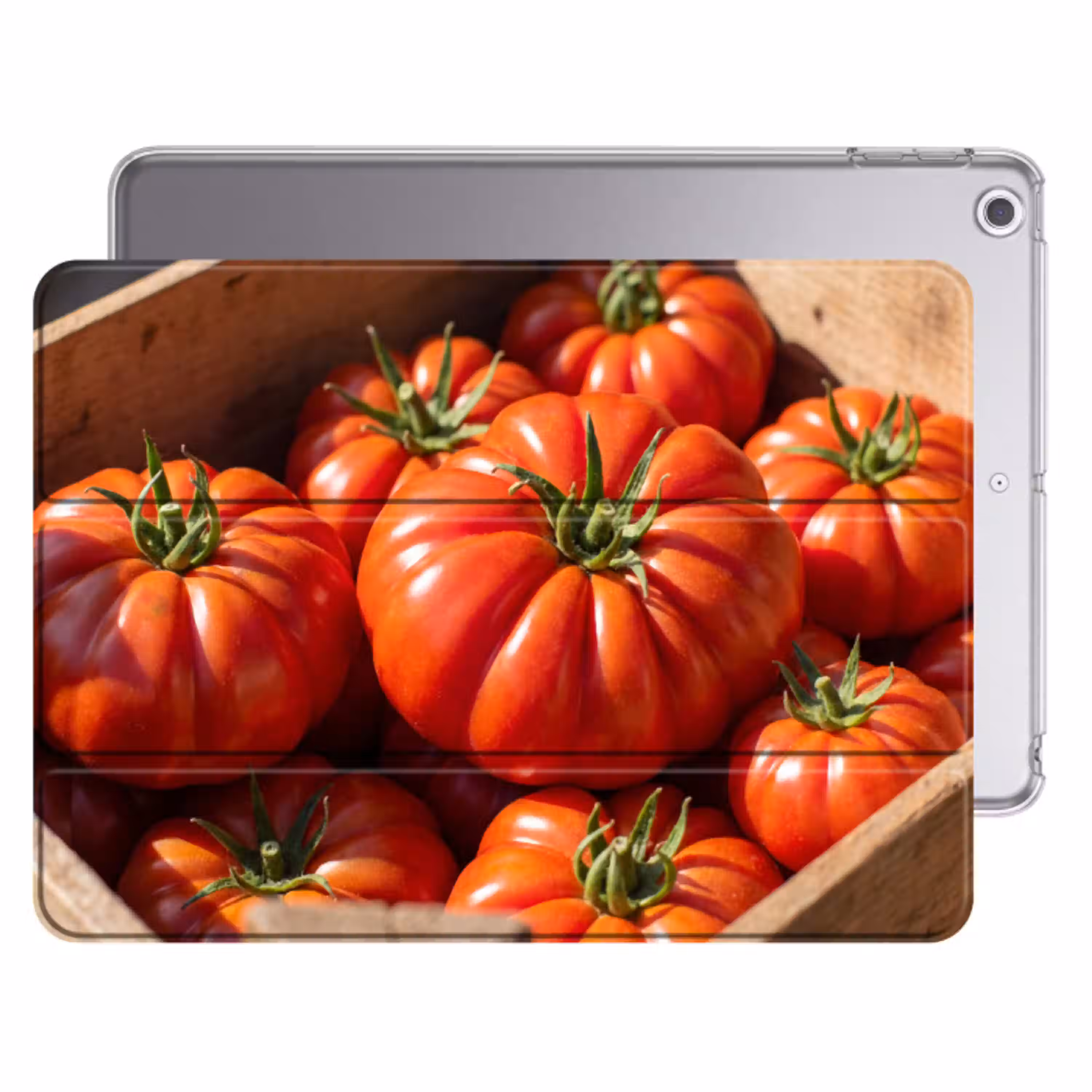 Tomaat - Houten - Kist Apple iPad 2017 middel -threedimensional_3d_global