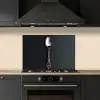 Lepel - Zilver - Metaal keuken achterwand spatscherm klein -sfeer1