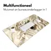 Boek - Illustratie - Tulpen - Koffie Muismat XXL klein -sfeer4