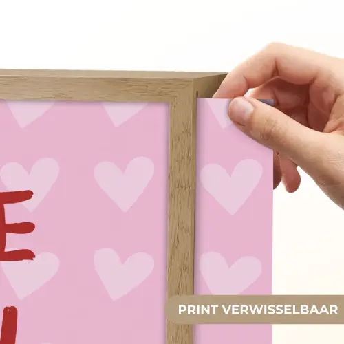 Love - Quote - Moeder - Rood Light Box met batterij (Wandlamp) middel -USP_websiteprintNL