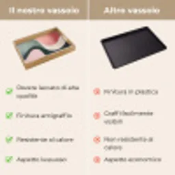 Abstract - Golven - Sierlijk - Roze Dienblad Rechthoek middel -USP_VergelijkingIT
