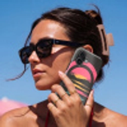 Cirkel - Abstract - Roze Toughcase MagSafe Apple iPhone 17 klein -Sfeer2V